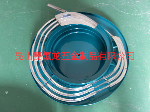 振动盘PU胶喷涂